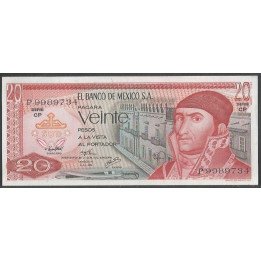 Mexico 20 Pesos 8 Jul 1976 Serie CP P64c