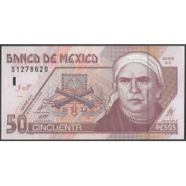 Mexico 50 Pesos 26 Mar 2002 Serie EC P117b