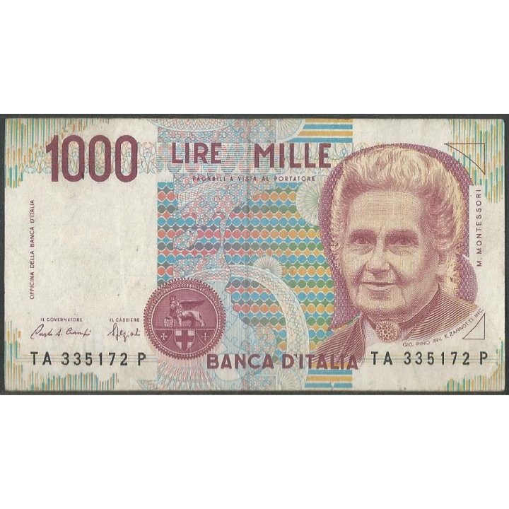 Italia 1.000 Liras D1990 P114a