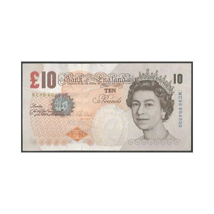 Inglaterra 10 Pounds 2015 P389e