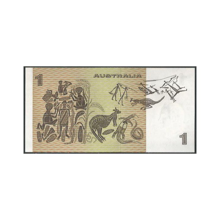 Australia 1 Dollar ND1976 P42b2 reverso
