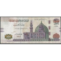 Egipto 200 Pounds 2022 P77