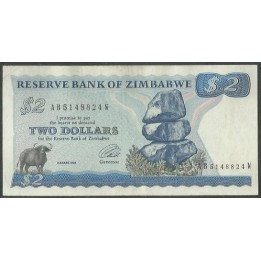 Zimbabwe 2 Dollars 1994 P1d