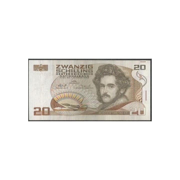 Austria 20 Schilling 1 Oct 1986 P148