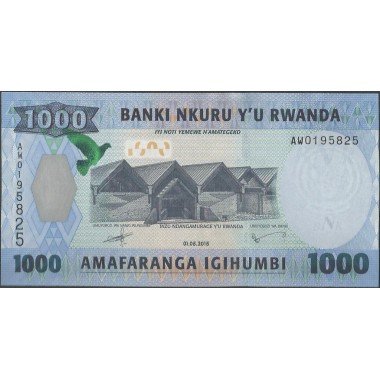 Rwanda, 1.000 Francs 1 May 2015 P39