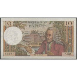 Francia 10 Francs 5 Ene 1967 P147b