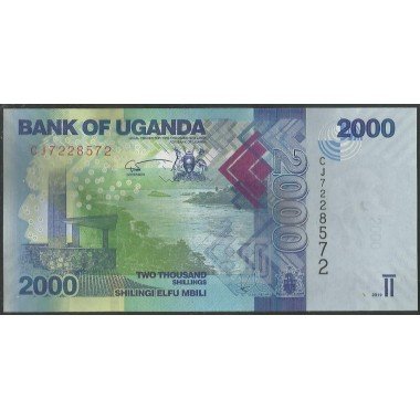 Uganda, 2.000 Shillings 2019 P50e
