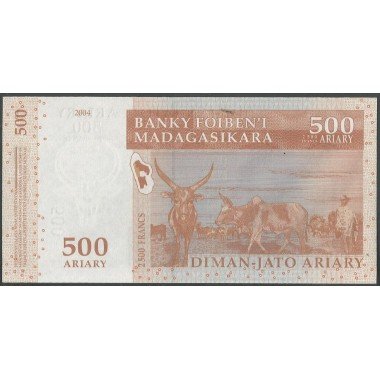 Madagascar, 500 Ariary 2004 P88b