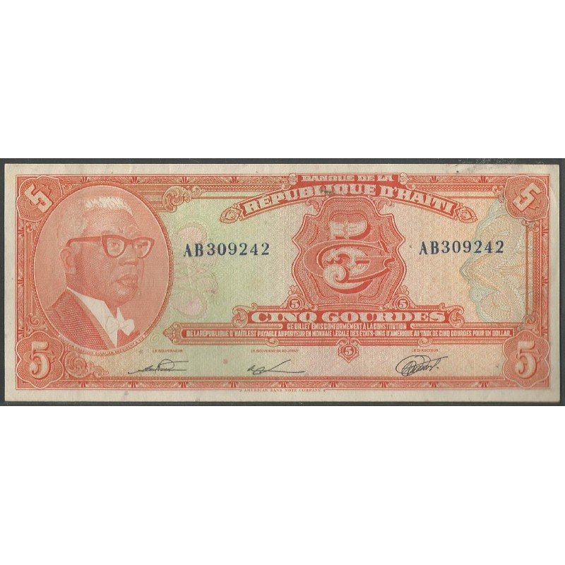 Haiti, 5 Gourdes L1979 P232
