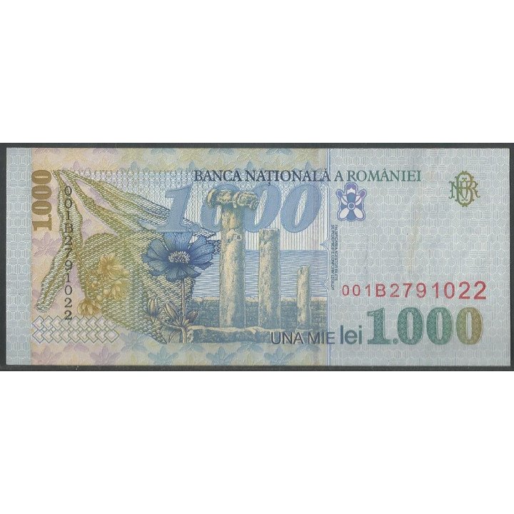 Rumania 1.000 Lei 1998 P106 reverso