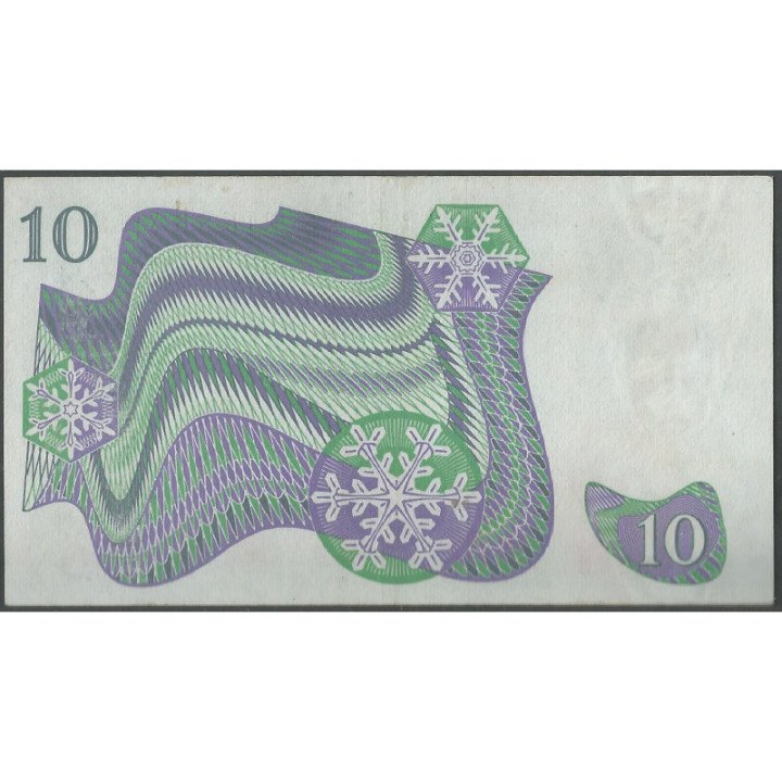 Suecia 10 Kronor 1983 P52d reverso