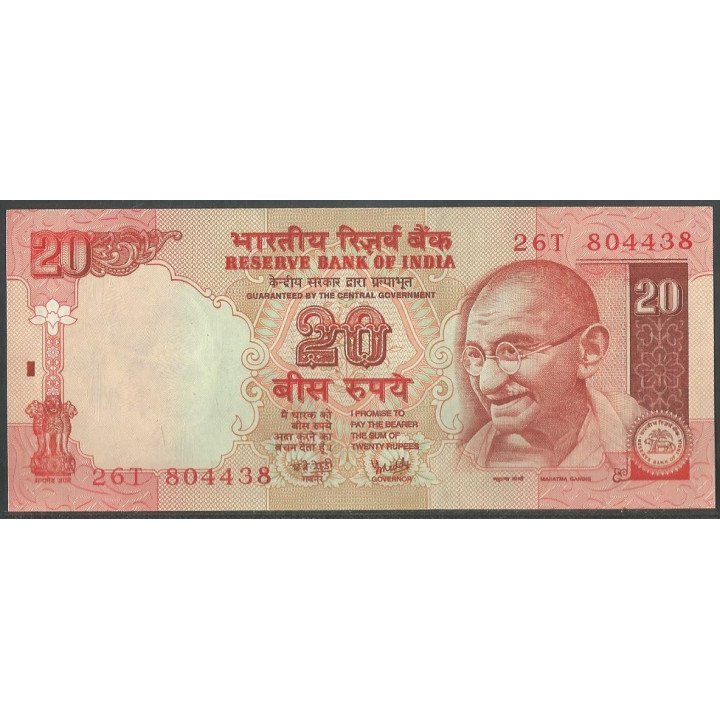 India 20 Rupias ND2002 Firma 89 P89Ad