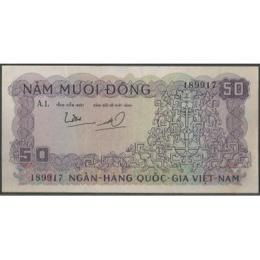 Vietnam Sur, 50 Dong  ND1966 P17a