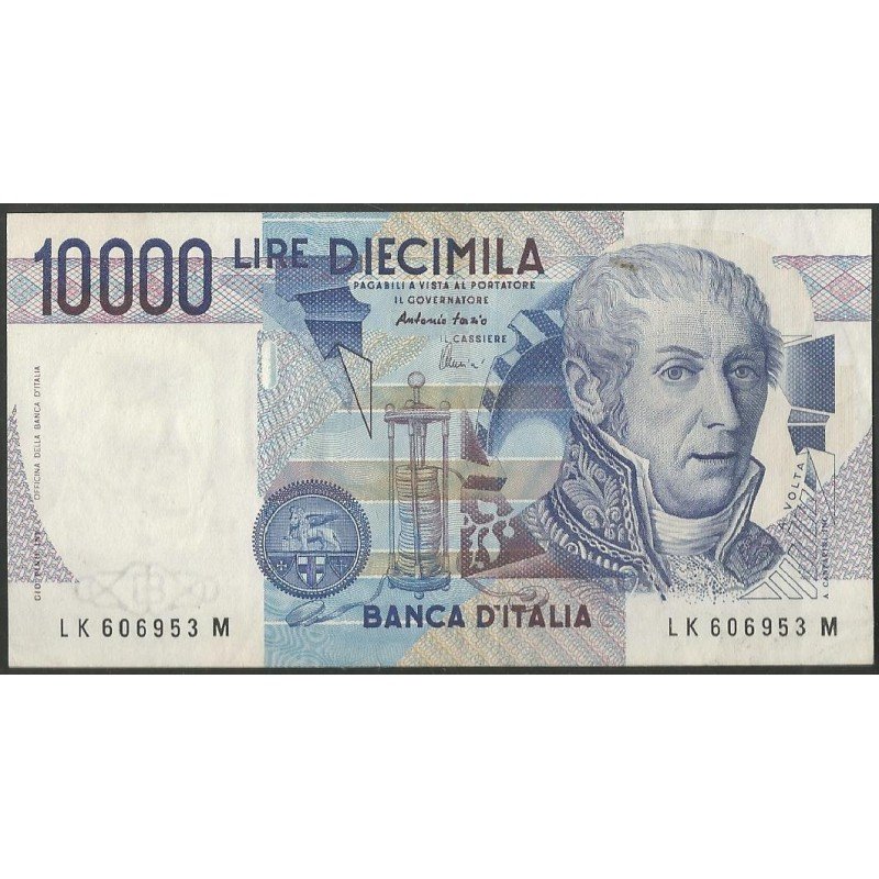 Italia, 10.000 Liras 3 Sep 1984 P112d