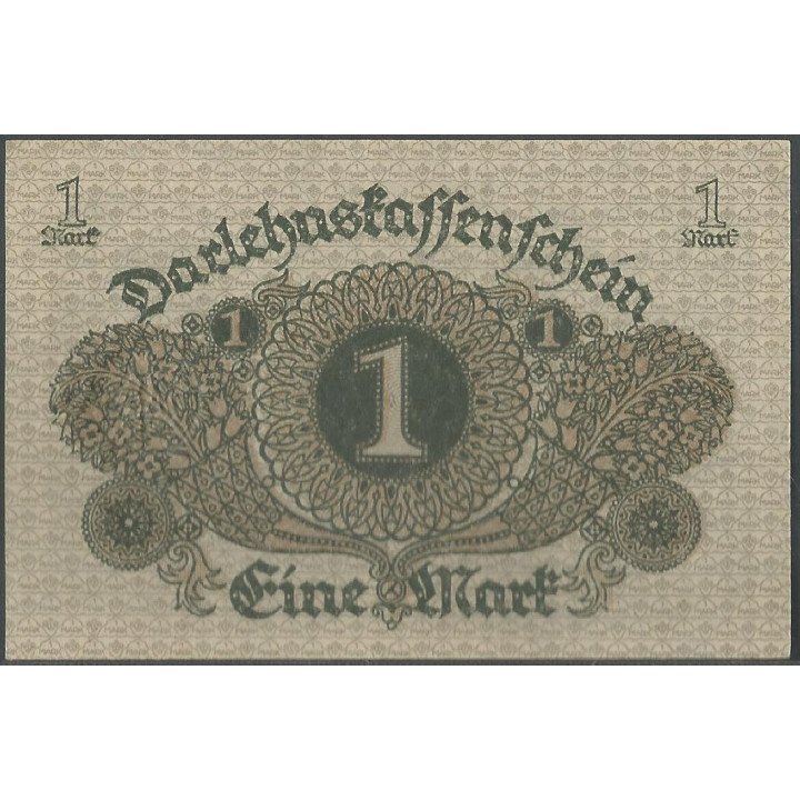 Alemania 1 Mark 1 Mar 1920 P58 reverso