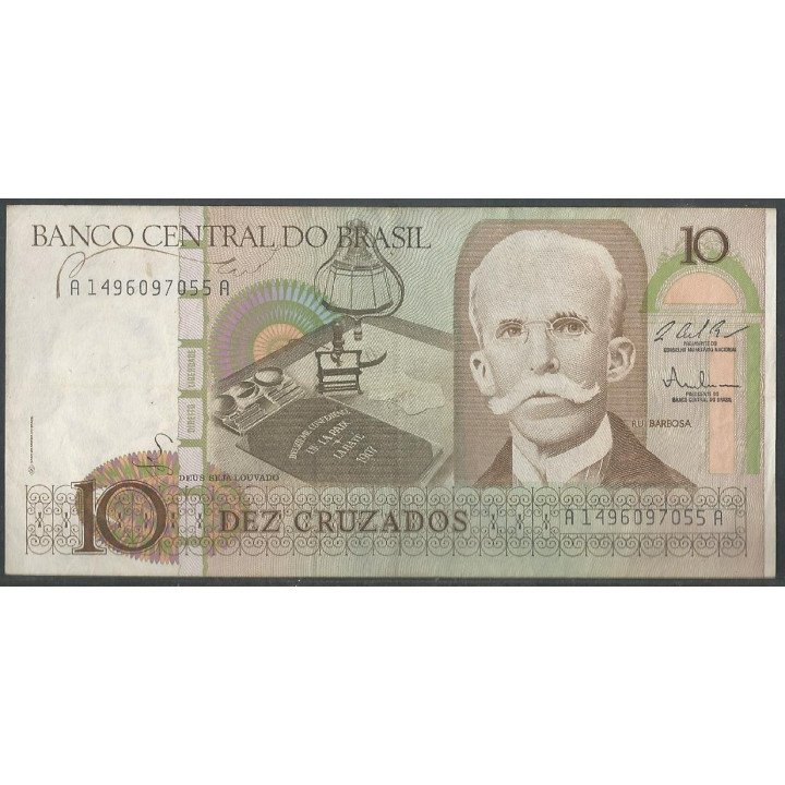 Brasil 10 Cruzados ND1987 P209b