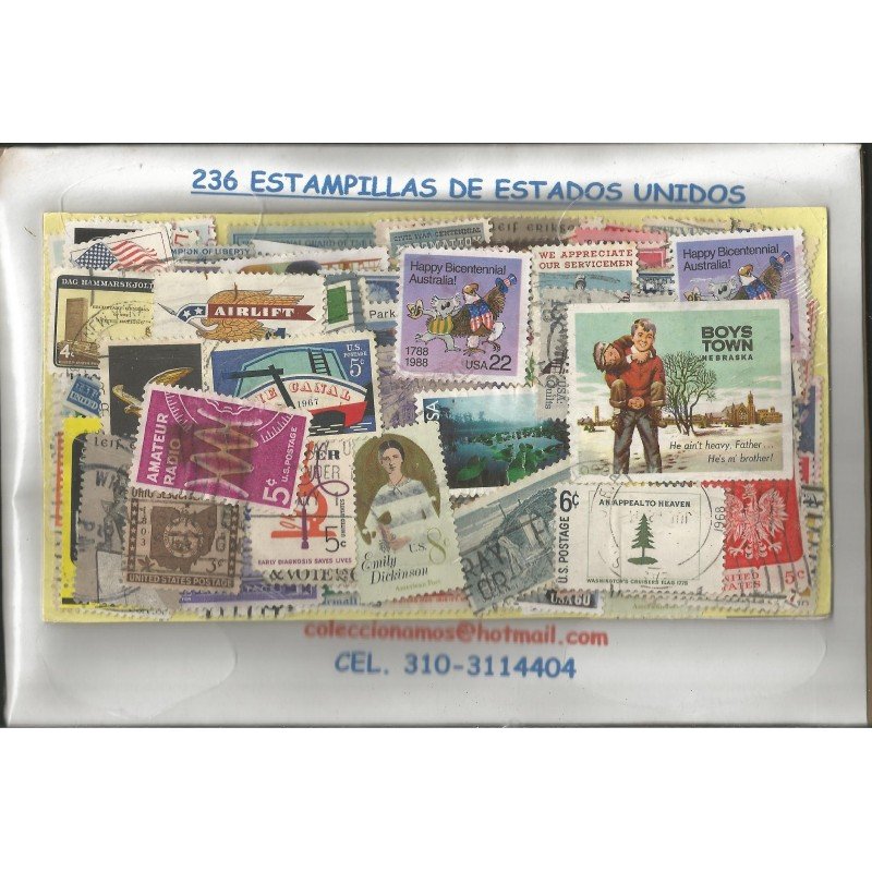 Estados Unidos, 236 Estampillas