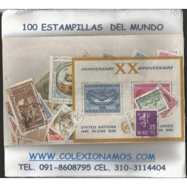Mundo, 100 Estampillas