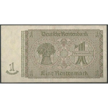 Alemania, 1 Rentenmark 30 Ene 1937 P173b