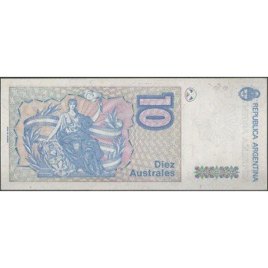 Argentina, 10 Australes ND1986 Serie B P325b
