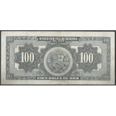 Peru, 100 Soles 13 Mar 1964 P86a