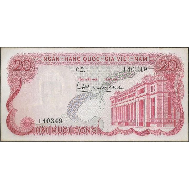 Vietnam Sur 20 Dong ND1969 P24a