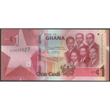 Ghana 1 Cedi 4 Mar 2019 P45