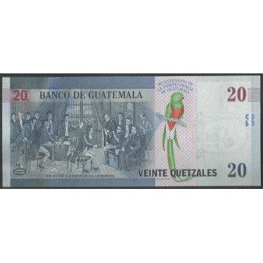 Guatemala, 20 Quetzales 27 May 2020 P128