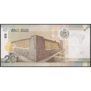 Peru, 20 Soles 10 Mar 2016 P193