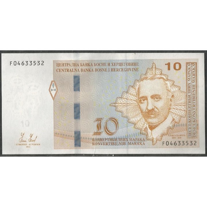 Bosnia & Herzegovina 10 Markka Convertible 2012 P81a