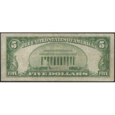 Estados Unidos, 5 Dollars 1934A P414Aa