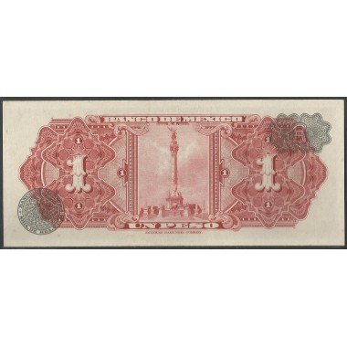 Mexico, 1 Peso 10 May 1967 Serie BDJ P59j