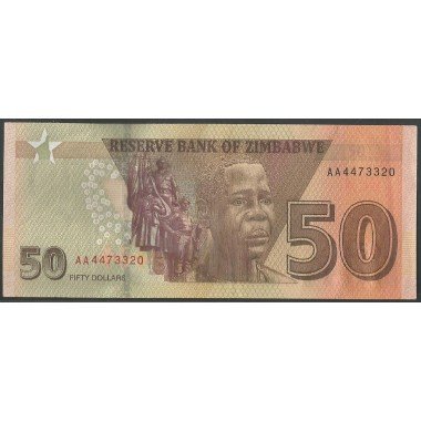 Zimbabwe, 50 Dollars 2020 P105