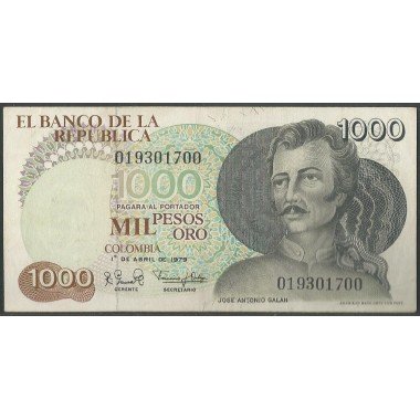 Billete de 1.000 Pesos 1 Abr 1979 BGW411