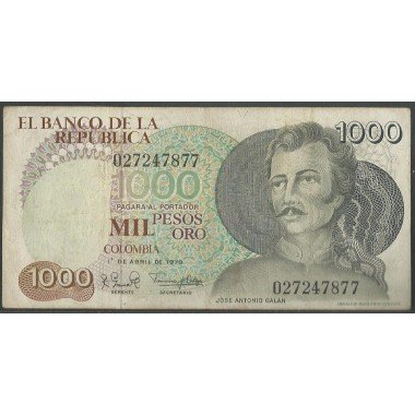 Billete de 1.000 Pesos 1 Abr 1979 BGW411