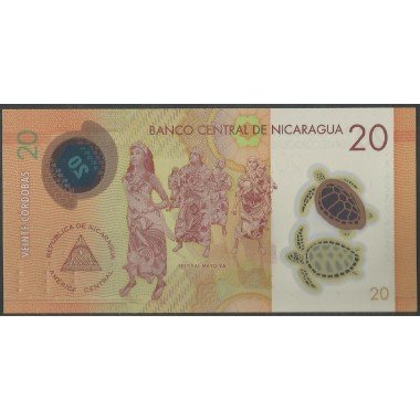 Nicaragua, 20 Cordobas 8 Abr 2019 PNEW