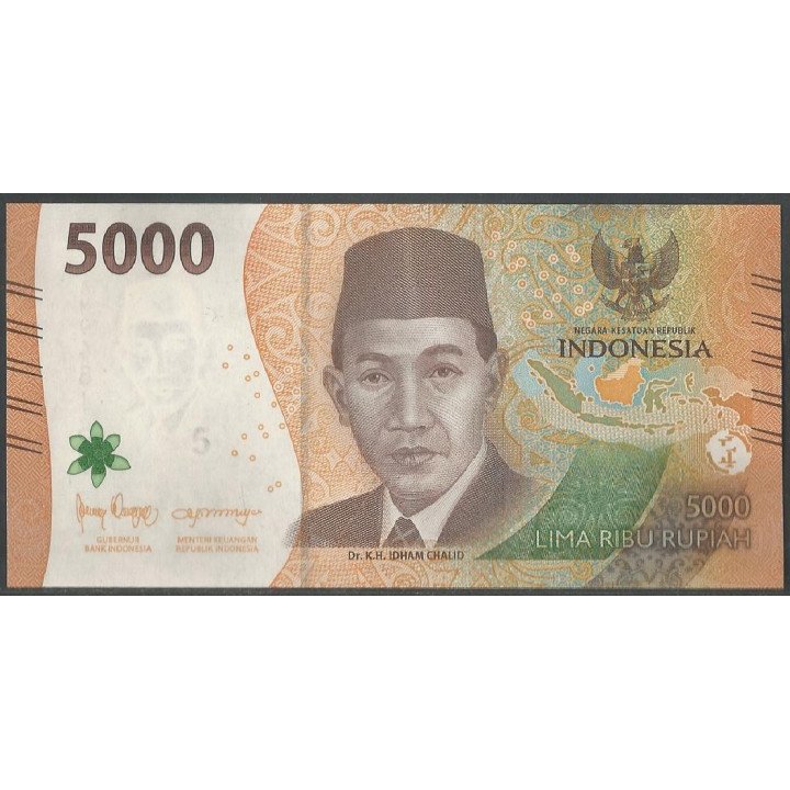 Indonesia 5.000 Rupias 2022 P164a