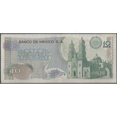 Mexico, 10 Pesos 18 Feb 1977 Serie 1ES P63i