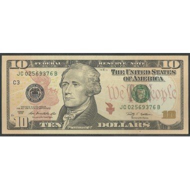 Estados Unidos, 10 Dollars 2009 P532