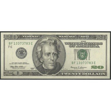 Estados Unidos, 20 Dollars 1999 P507