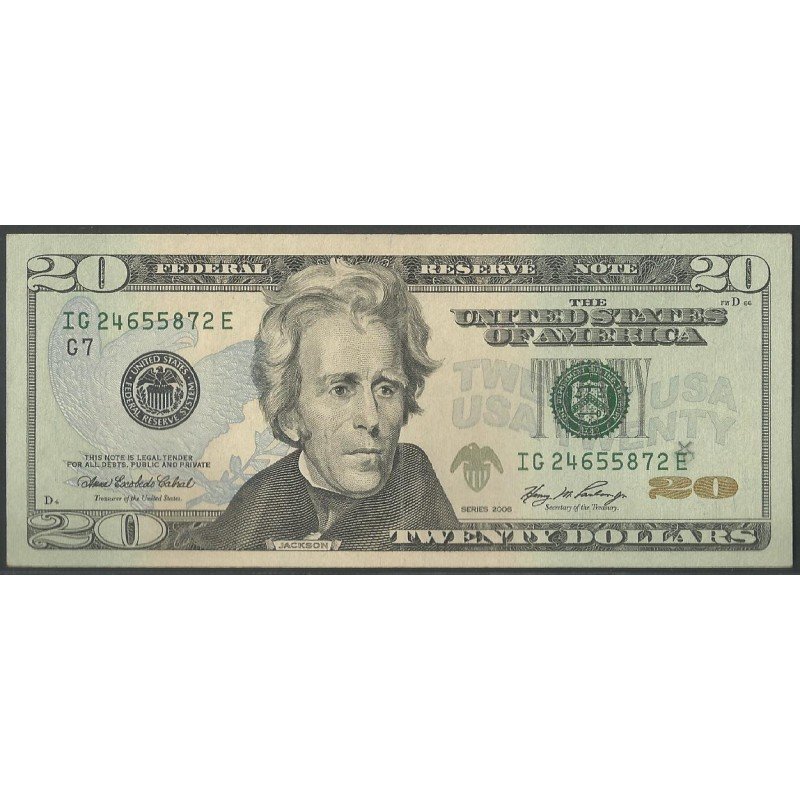 Estados Unidos, 20 Dollars 2006 P526