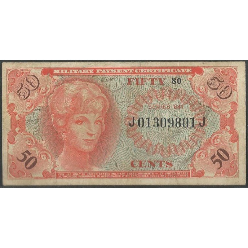 Estados Unidos - MPC, 50 Cents ND1965 Serie 641 PM60a