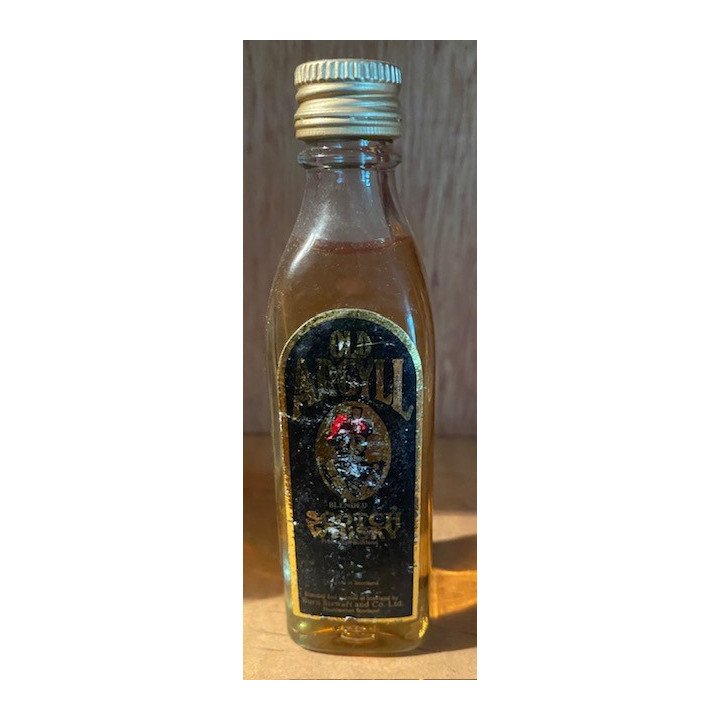 Minibotellas de Whiskey reverso