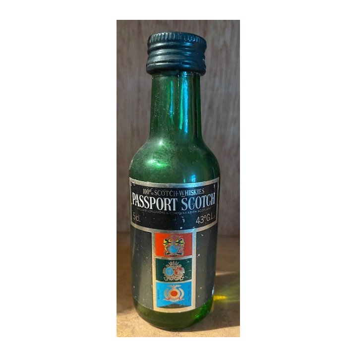 Minibotellas de Whiskey reverso