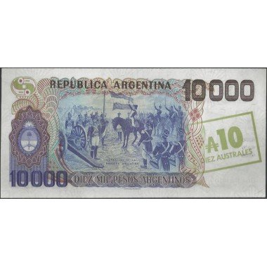Argentina, 10 Australes ND1985 Serie C P322c