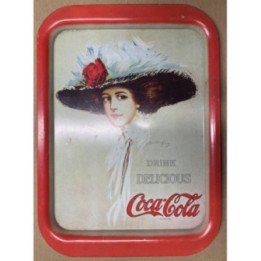 Bandeja Metálica Drink Delicious Coca-Cola 37 cm X 27 cm