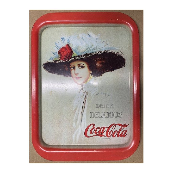 Bandeja Metálica Drink Delicious Coca-Cola 37 cm X 27 cm