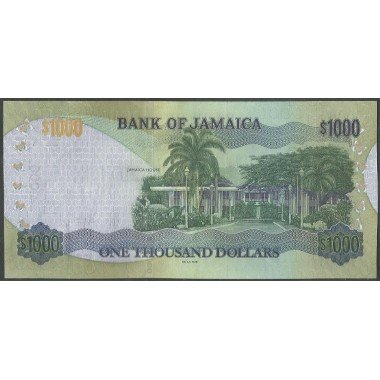 Jamaica, 1.000 Dollars 1 Jun 2021 P86