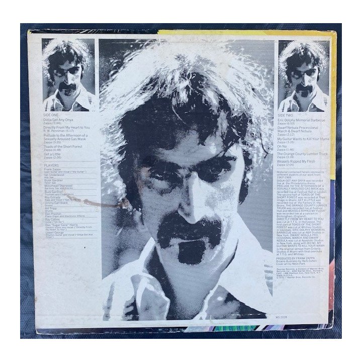 The Mothers of Invention Weasels ripped my flesh - USA reverso