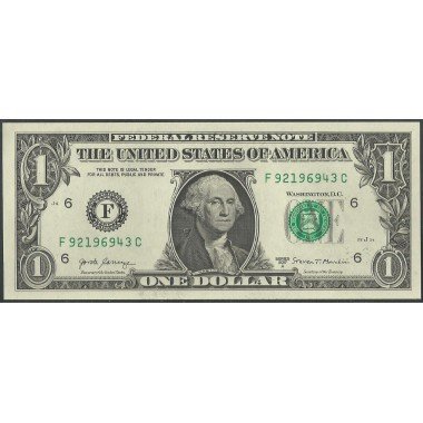 Estados Unidos, 1 Dollar 2017A F P544